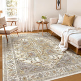 Bohemian Style Cashmere-like Washable Carpet Living Room
