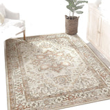 Bohemian Style Cashmere-like Washable Carpet Living Room