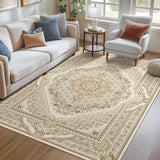 Bohemian Style Cashmere-like Washable Carpet Living Room